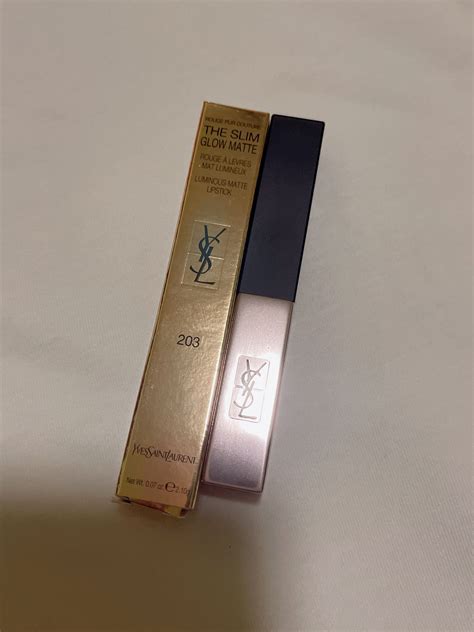 ysl slim glow matte 203